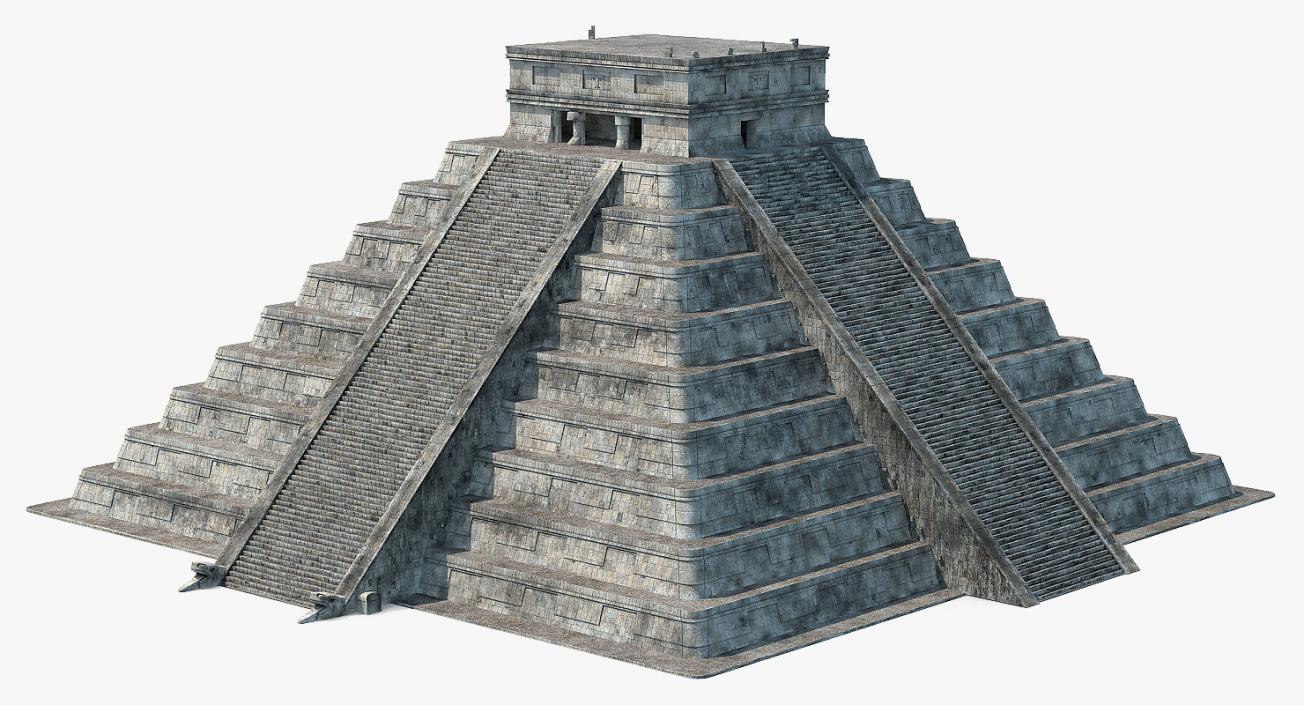 3D Ancient Mayan Pyramid