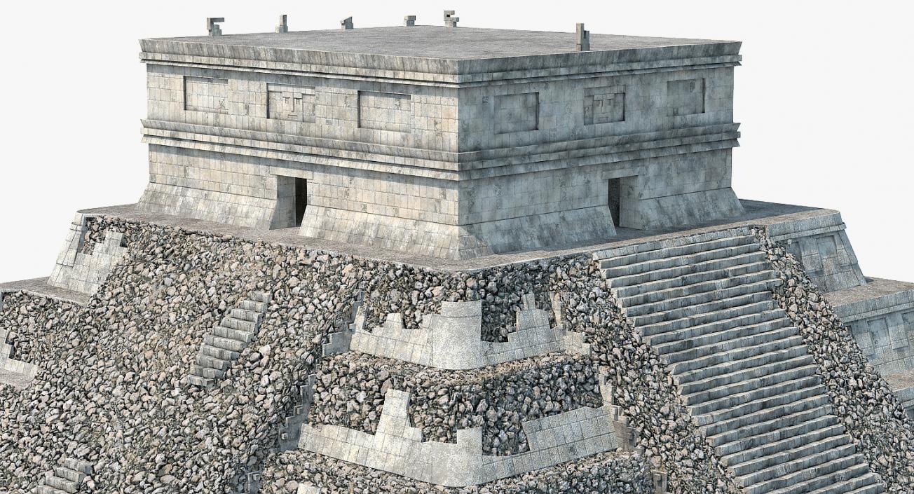 3D Ancient Mayan Pyramid