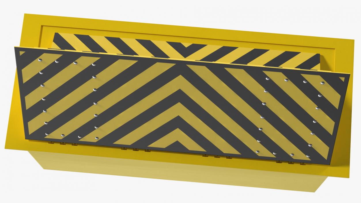 Hydraulic Road Blocker 3D