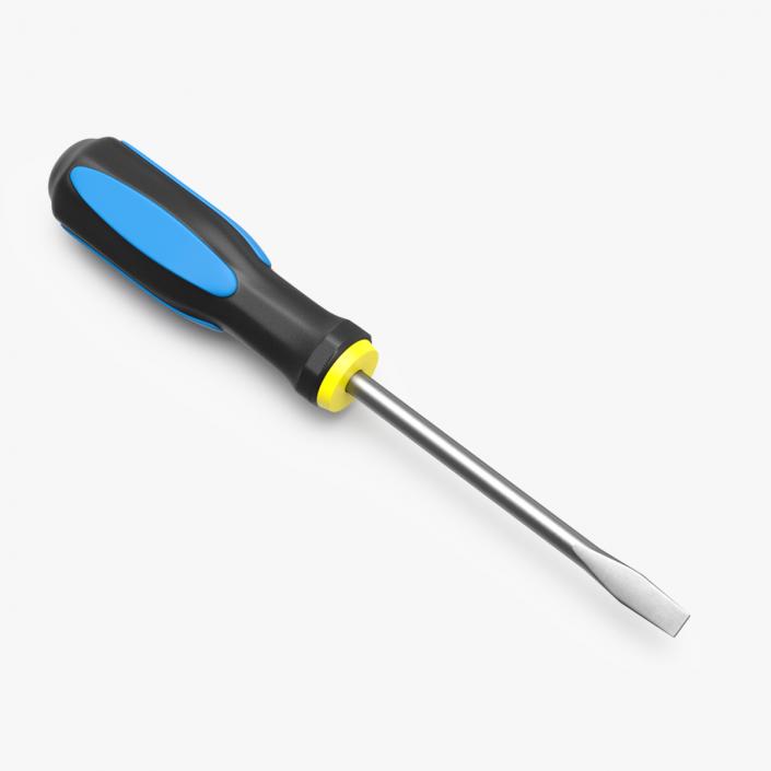 3D model Flat Head Screwdriver 7mm