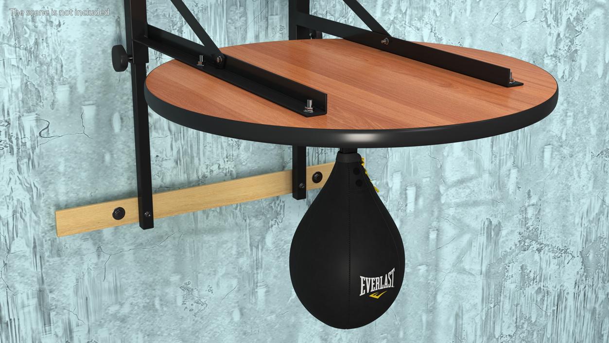 Everlast Leather Speed Bag with Platform Rigged 3D