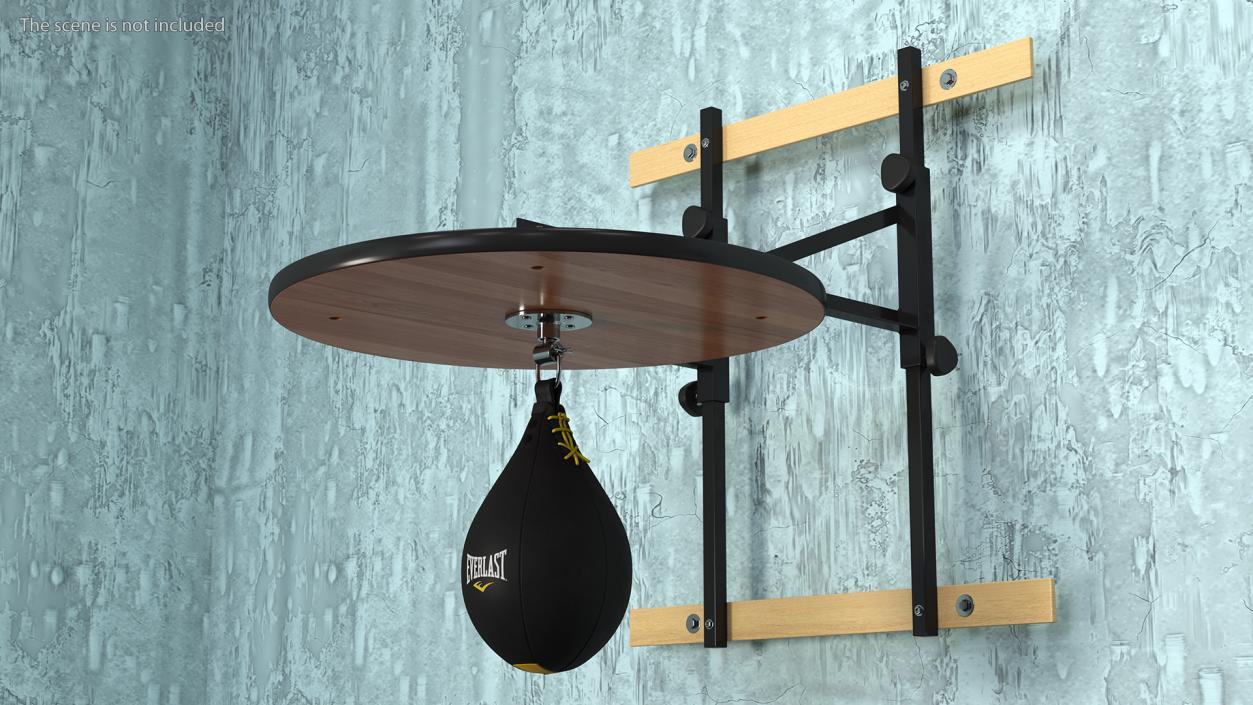 Everlast Leather Speed Bag with Platform Rigged 3D