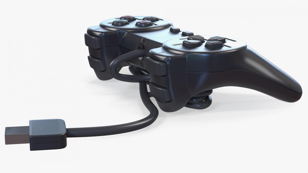 Old Gaming Console Controller 3D model