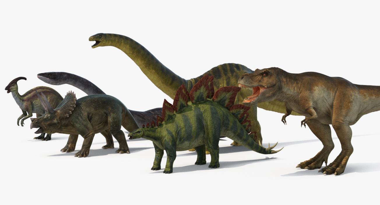 3D model Dinosaurs Collection