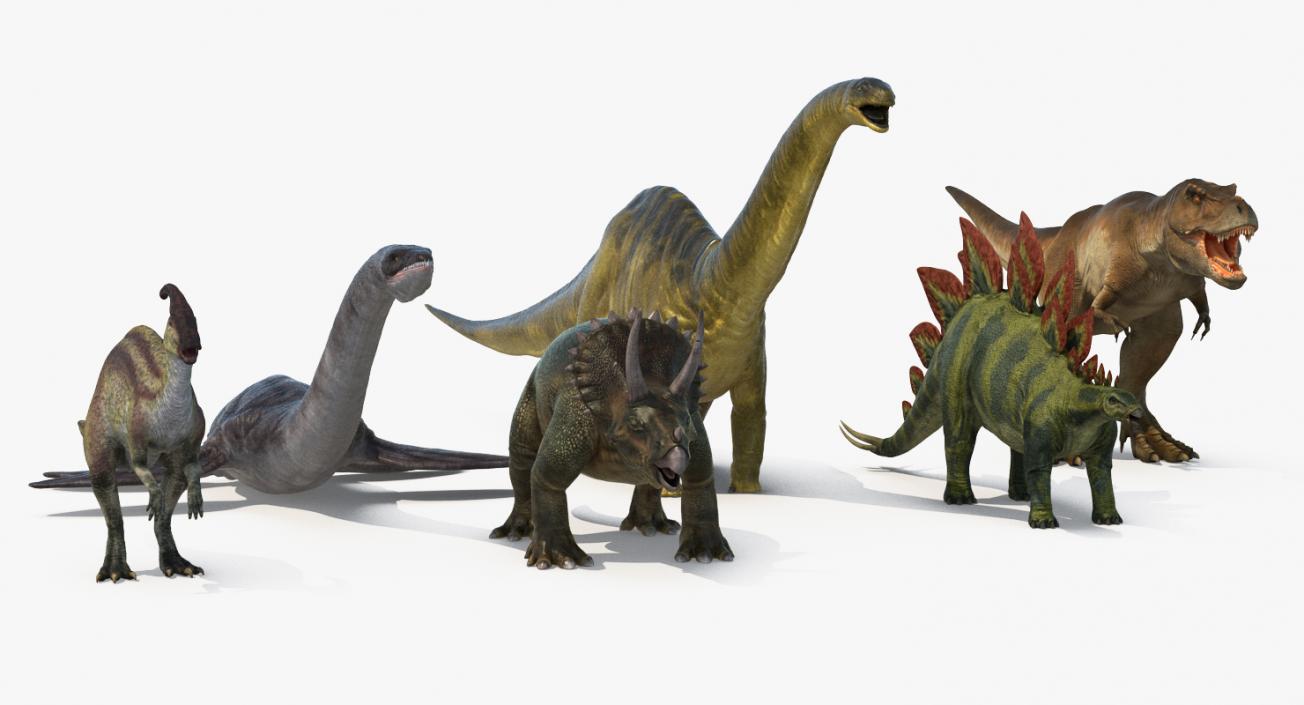 3D model Dinosaurs Collection