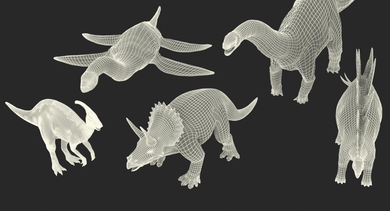 3D model Dinosaurs Collection