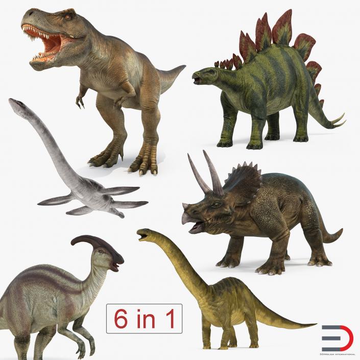 3D model Dinosaurs Collection