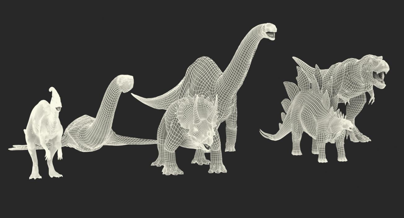 3D model Dinosaurs Collection