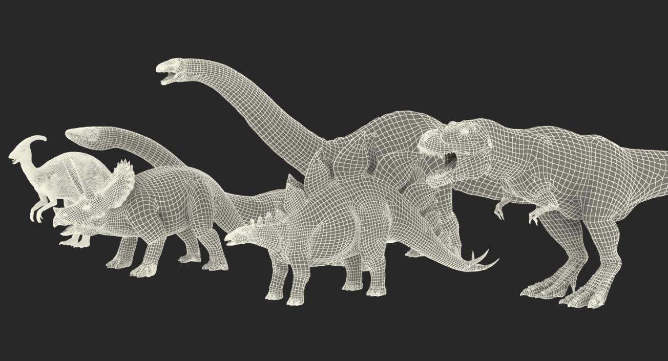 3D model Dinosaurs Collection