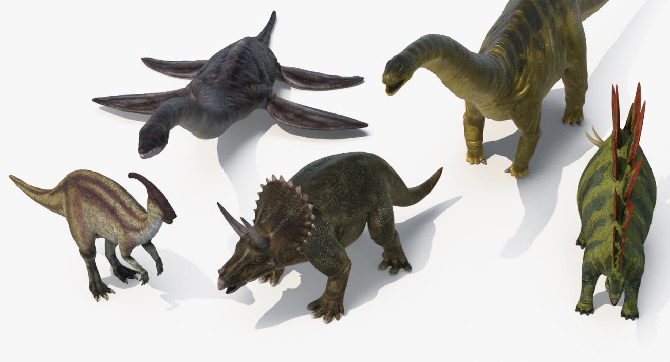 3D model Dinosaurs Collection