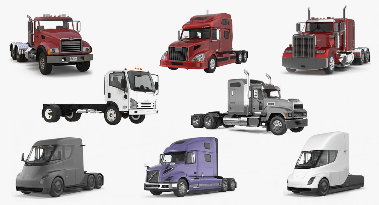 Trucks Collection 2 3D model