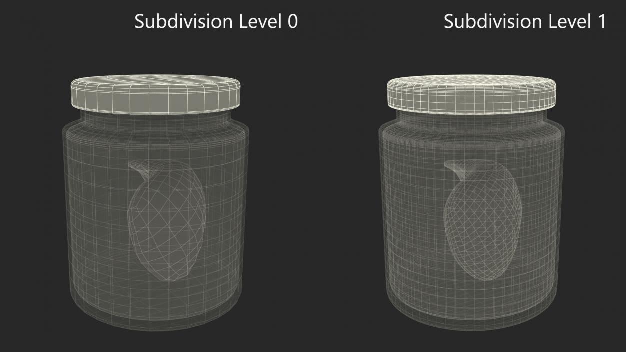 3D model Human Liver Organ in a Old Jar