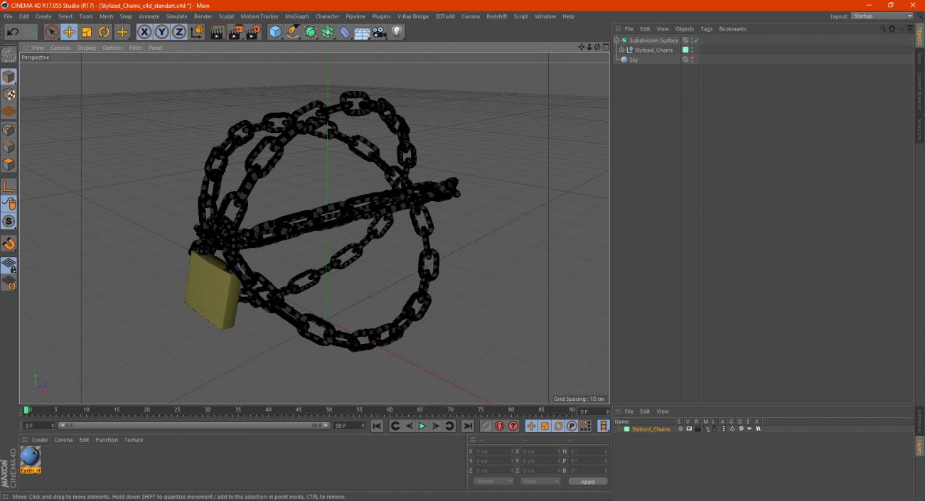 3D model Stylized Chains