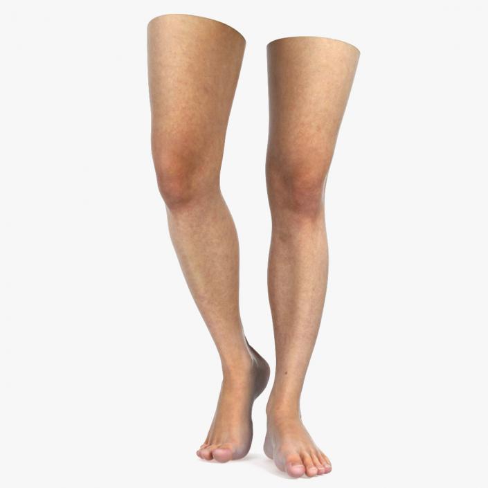 Female Legs and Feet Position 3D model