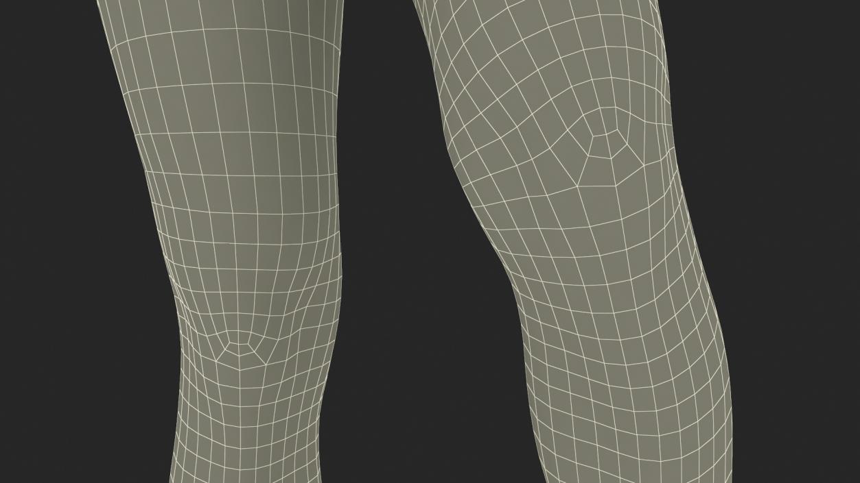 Female Legs and Feet Position 3D model