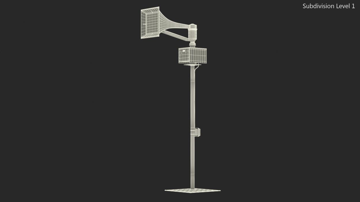 Tornado Siren Black 3D model