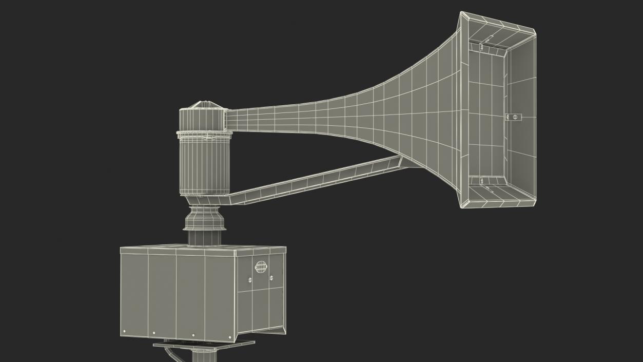 Tornado Siren Black 3D model