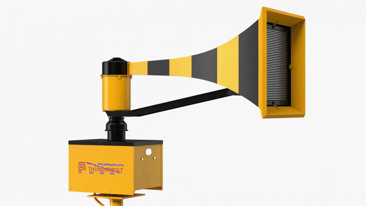 Tornado Siren Black 3D model