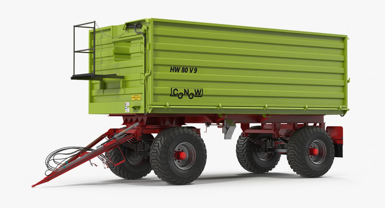 Conow HW-80 v9 Dump Trailer 3D