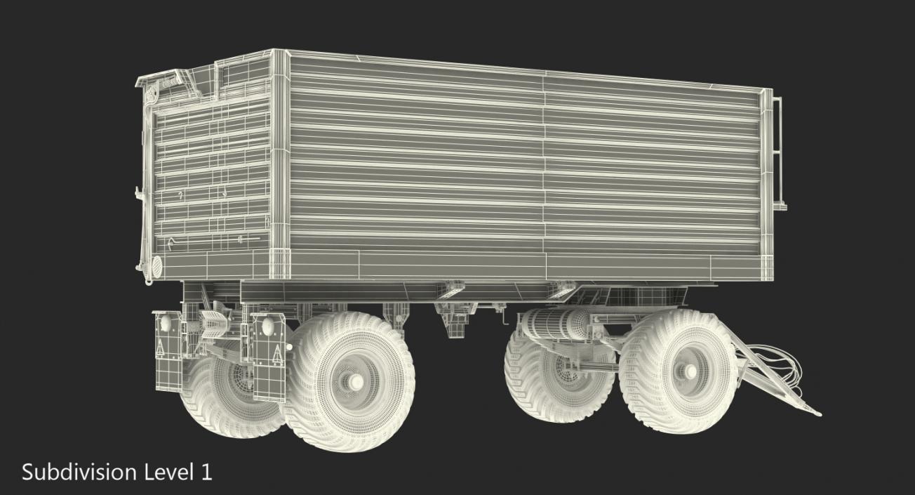 Conow HW-80 v9 Dump Trailer 3D