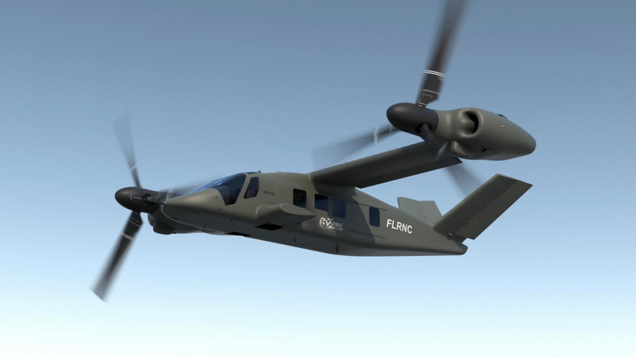 3D model Bell V-280 Valor Tiltrotor Aircraft