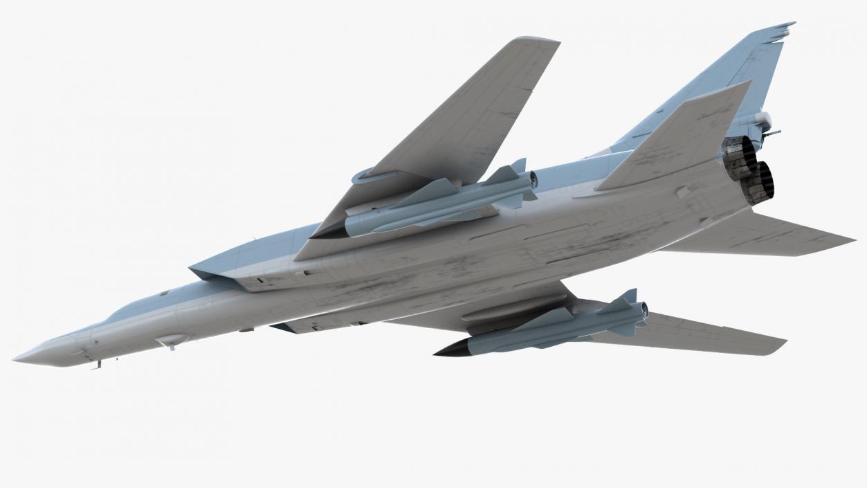 3D Supersonic Military Aeroplane Rigged