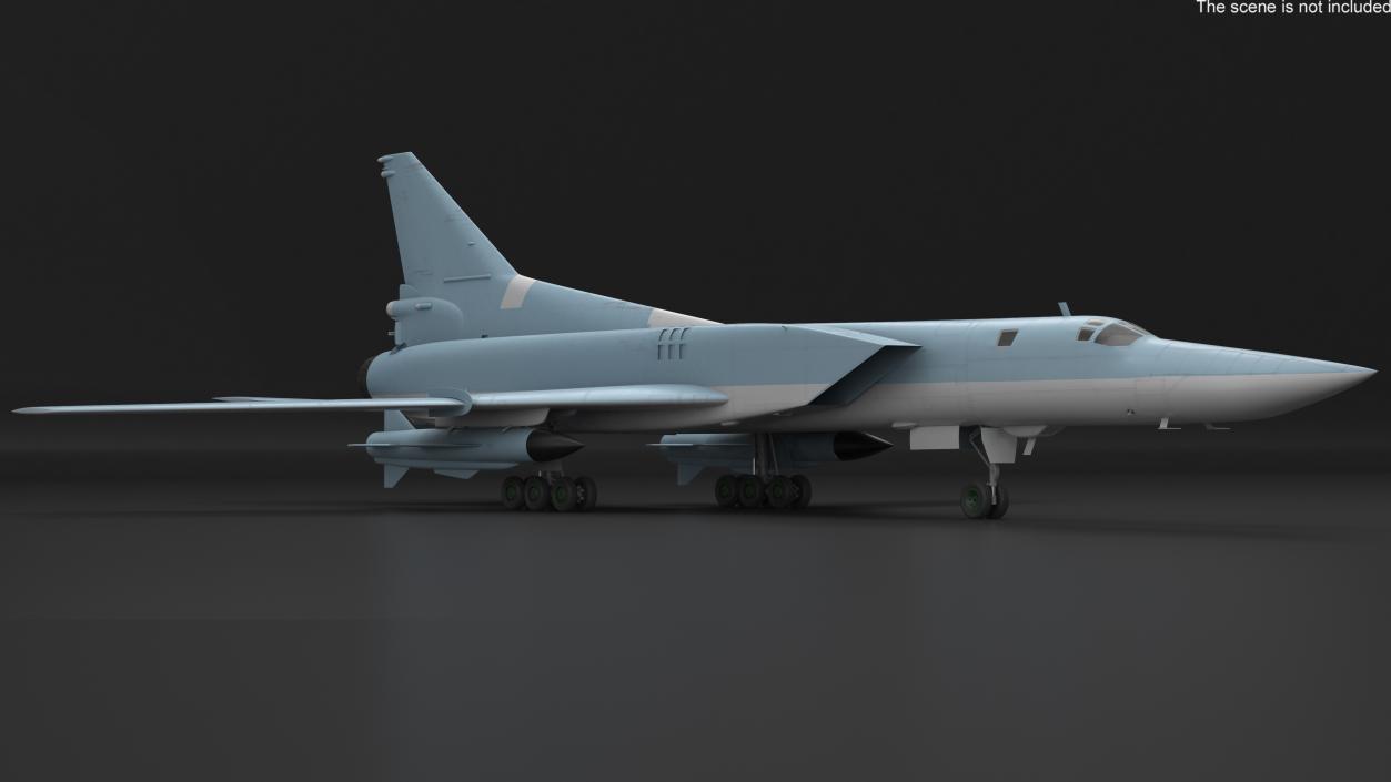 3D Supersonic Military Aeroplane Rigged