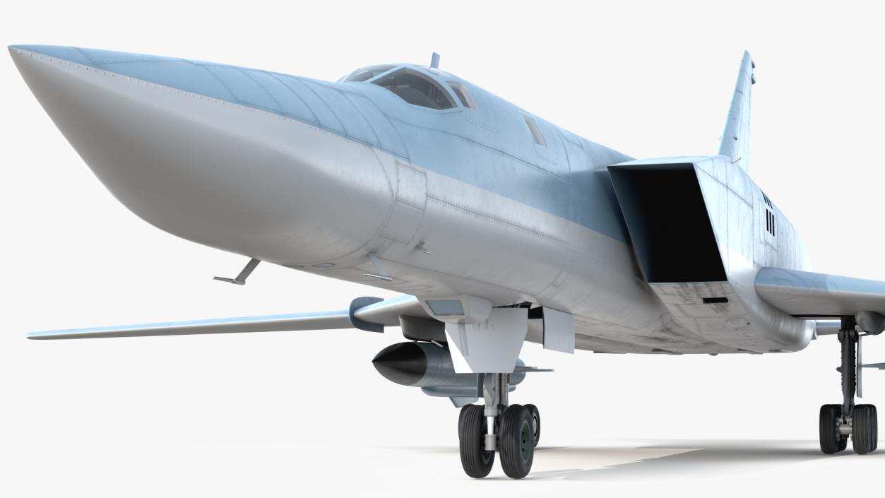 3D Supersonic Military Aeroplane Rigged