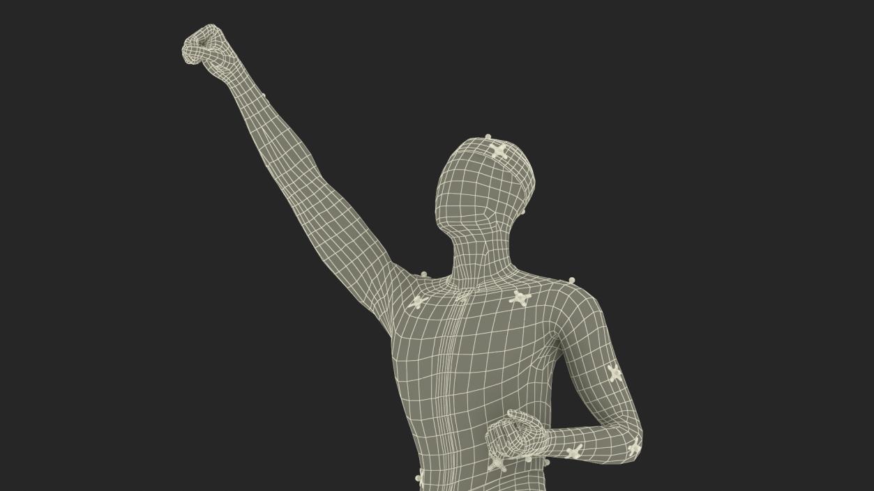 Mannequin in a Motion Capture Suit by OptiTrack 3D