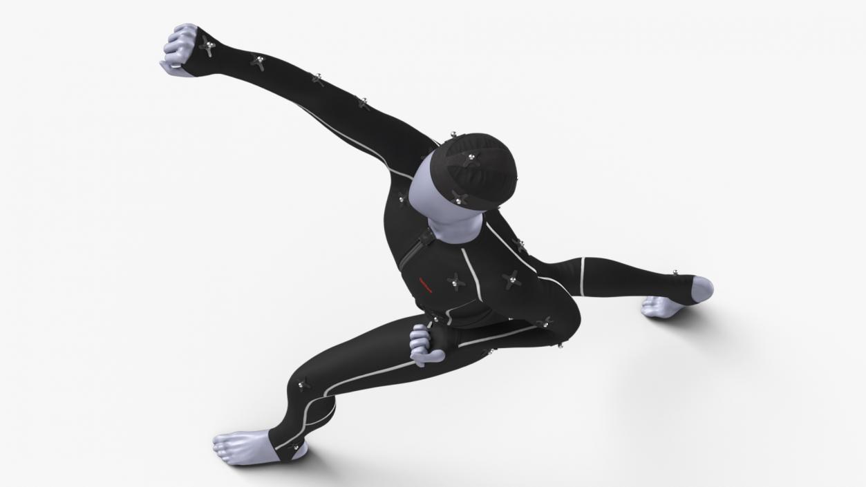 Mannequin in a Motion Capture Suit by OptiTrack 3D