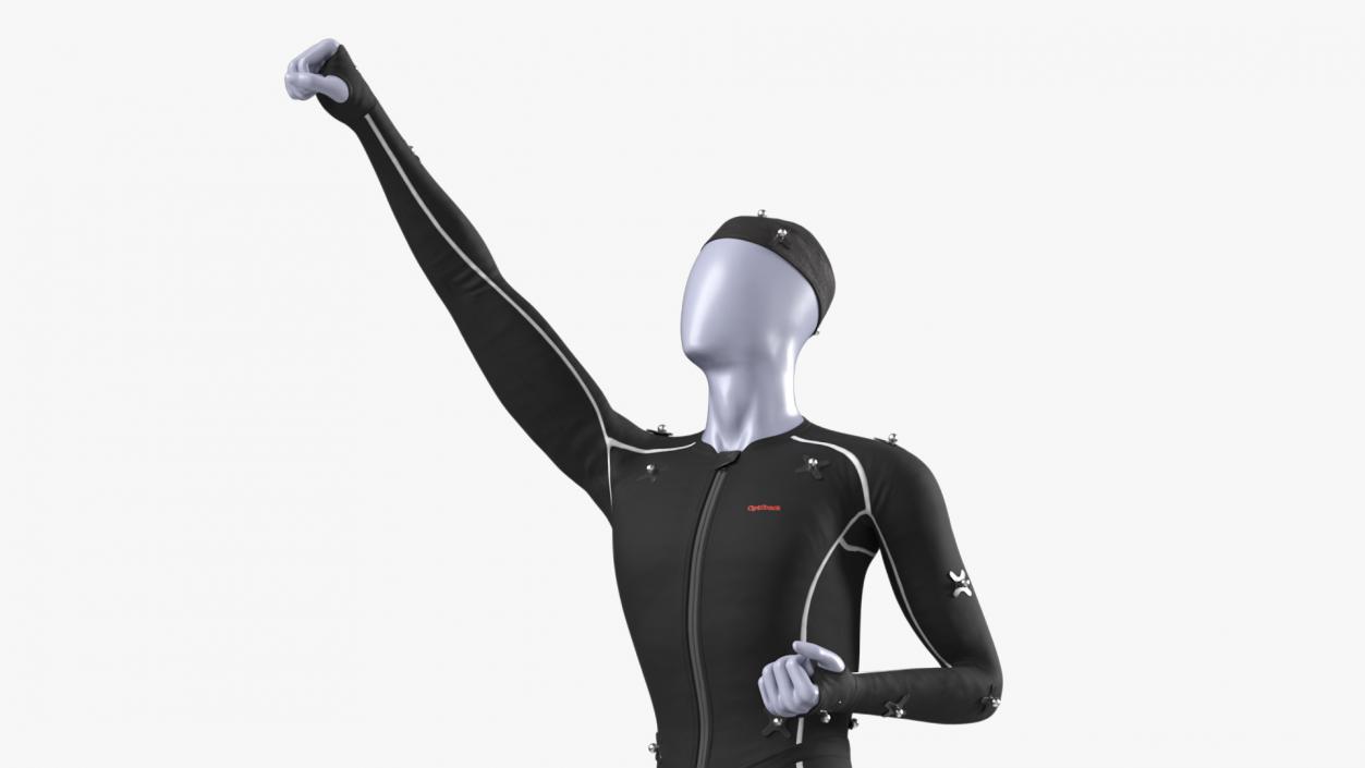 Mannequin in a Motion Capture Suit by OptiTrack 3D