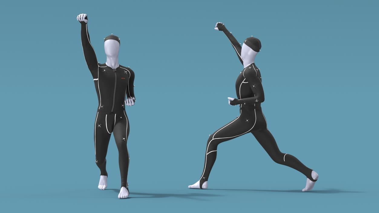 Mannequin in a Motion Capture Suit by OptiTrack 3D