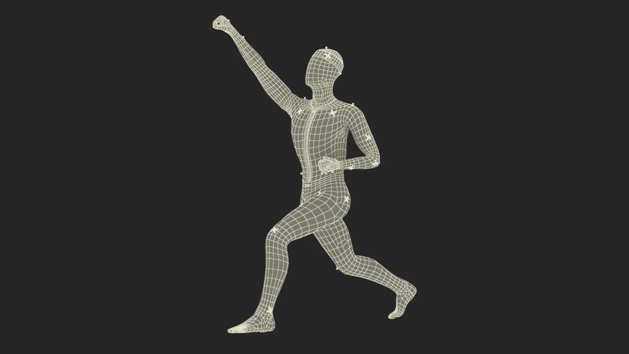 Mannequin in a Motion Capture Suit by OptiTrack 3D