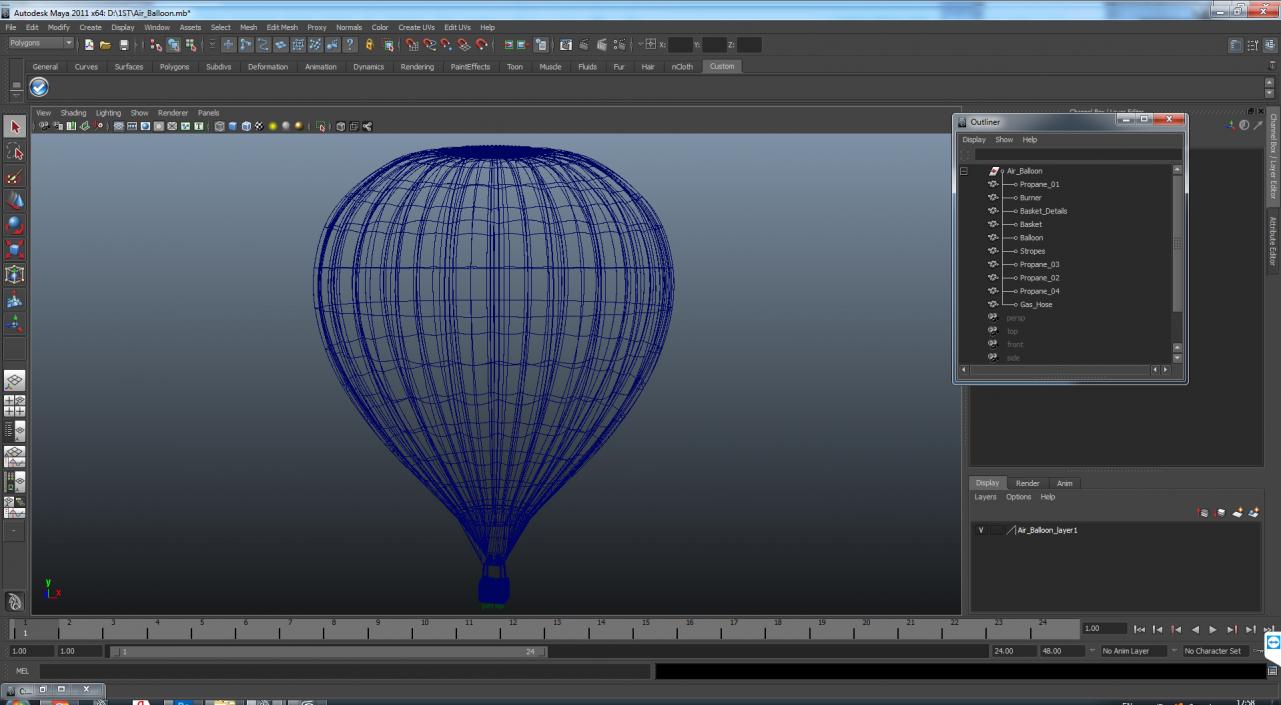 3D model Hot Air Balloon