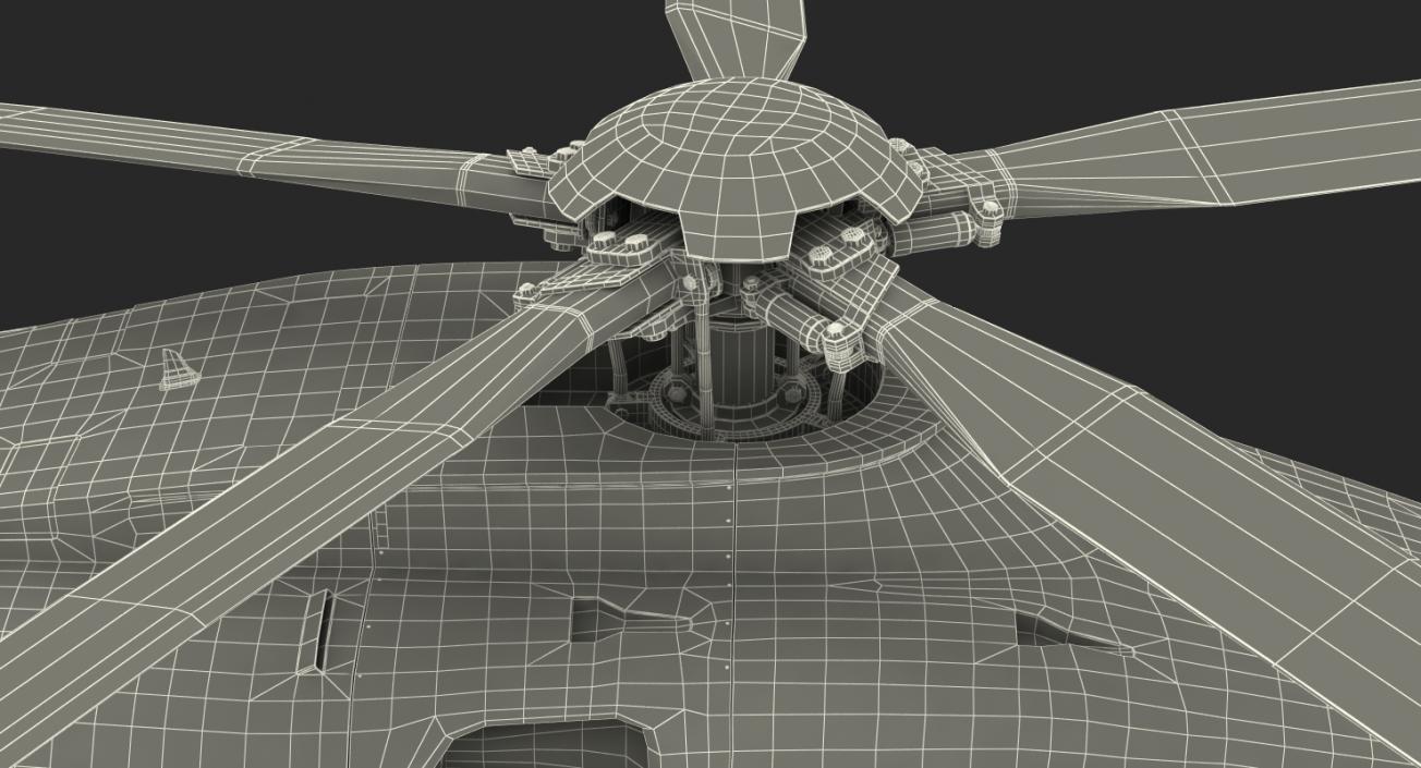 3D model Medium Lift Helicopter AgustaWestland AW189 Rigged