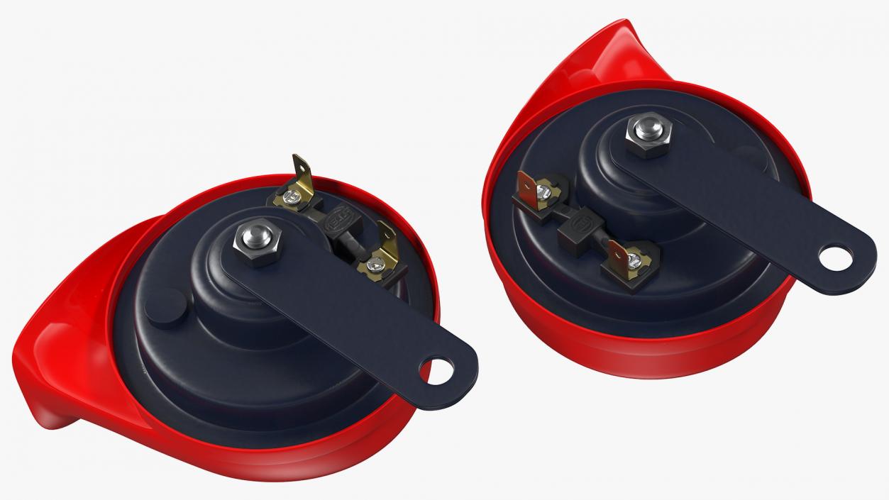 3D Hella Trumpet Twin Tone 12V Horn Set