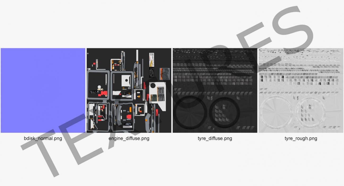 3D model Nissan Leaf Engine and Chassis