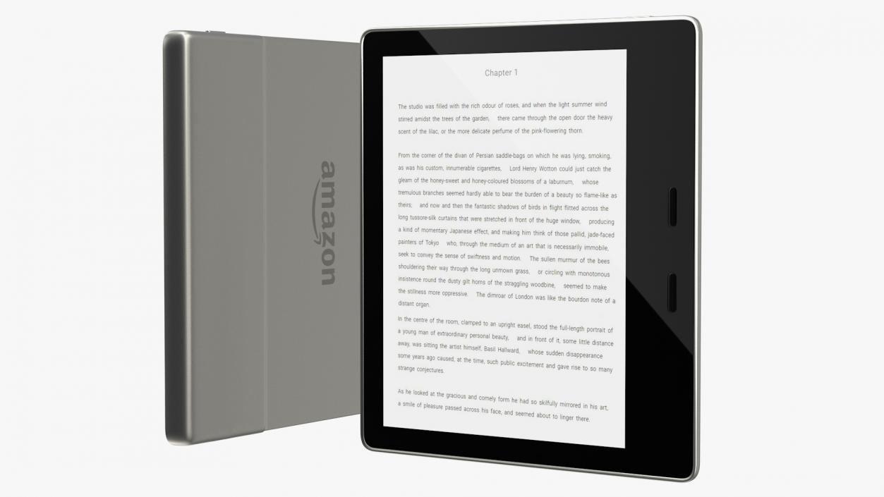 3D model Paper Book with E-Reader Collection