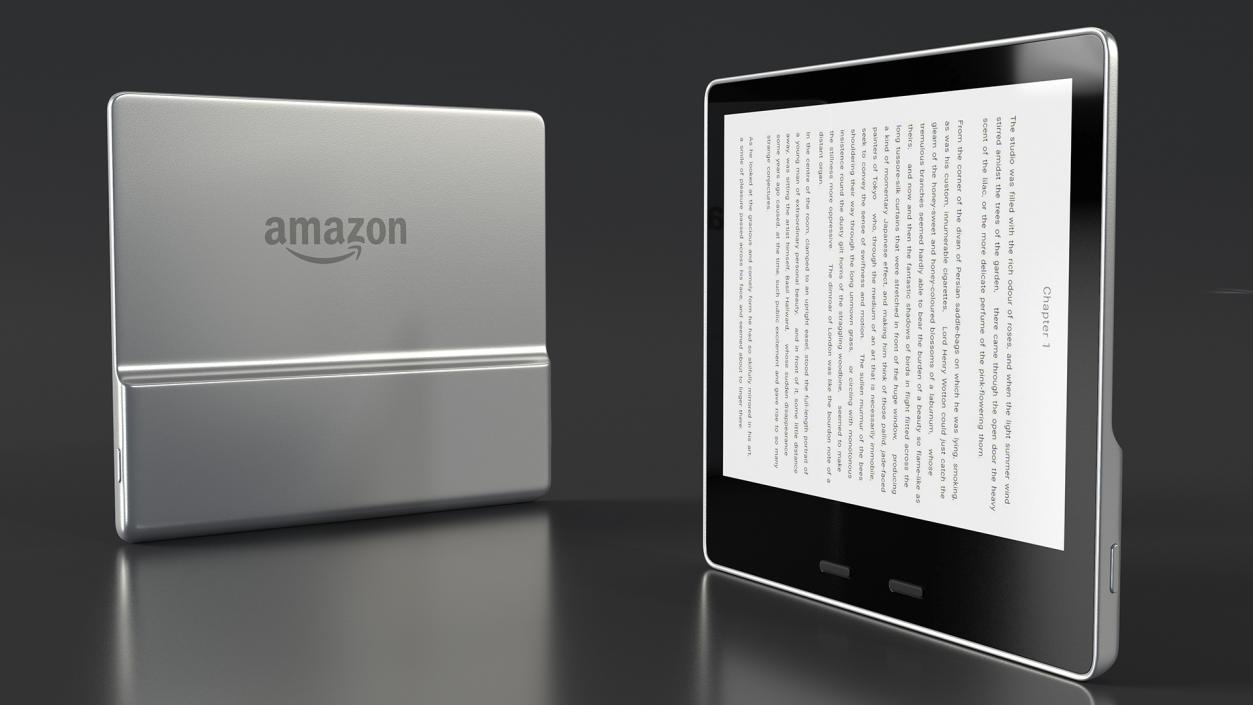 3D model Paper Book with E-Reader Collection