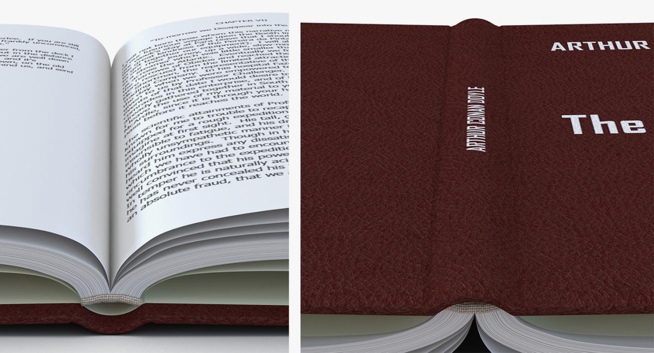 3D model Paper Book with E-Reader Collection