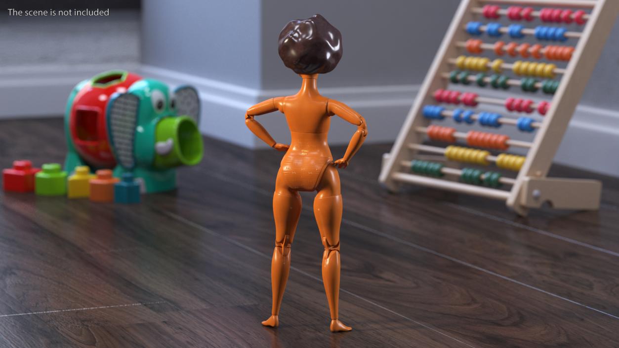 3D Nude Barbie Dolls Collection model