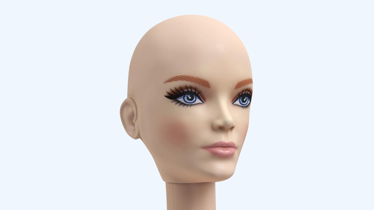 3D Nude Barbie Dolls Collection model