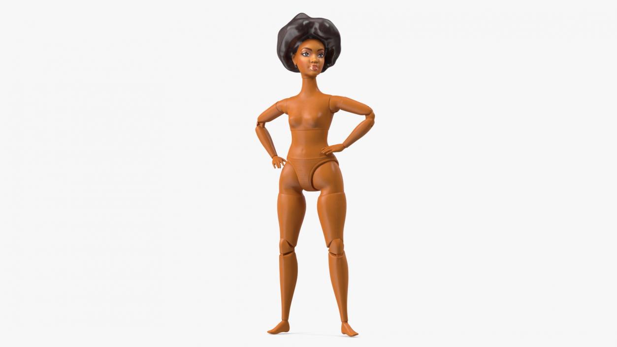 3D Nude Barbie Dolls Collection model