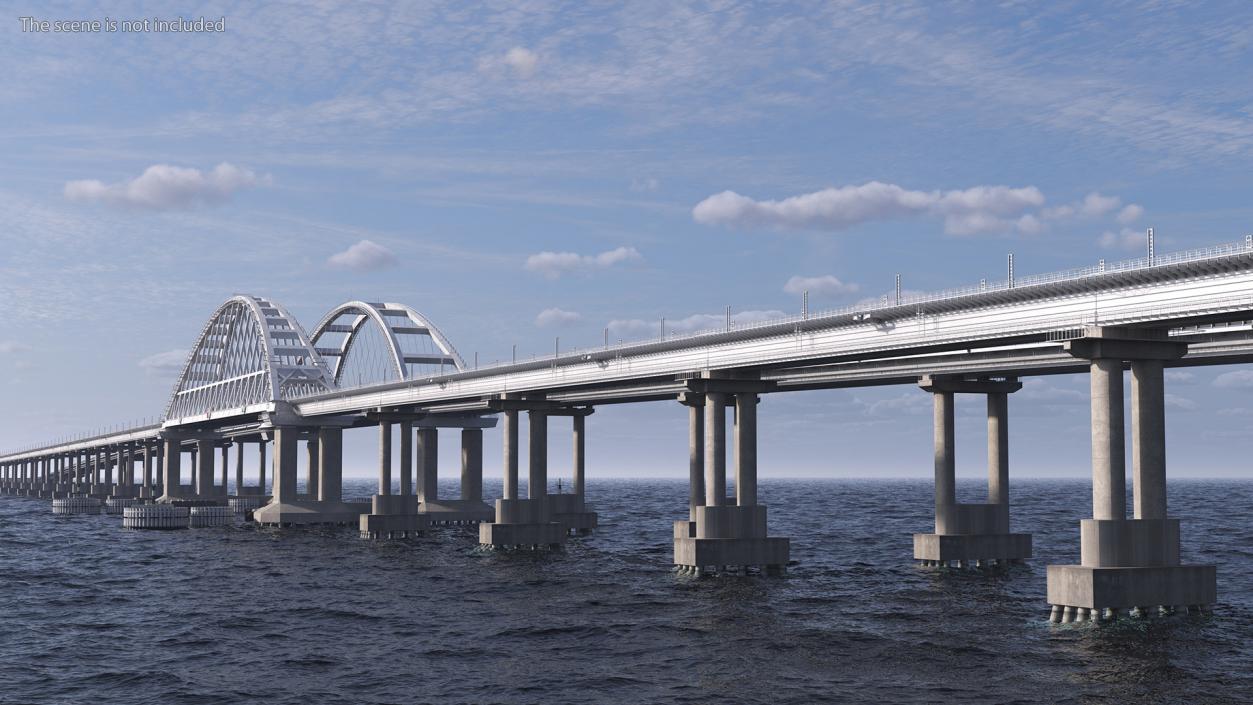 Crimean Bridge 3D model