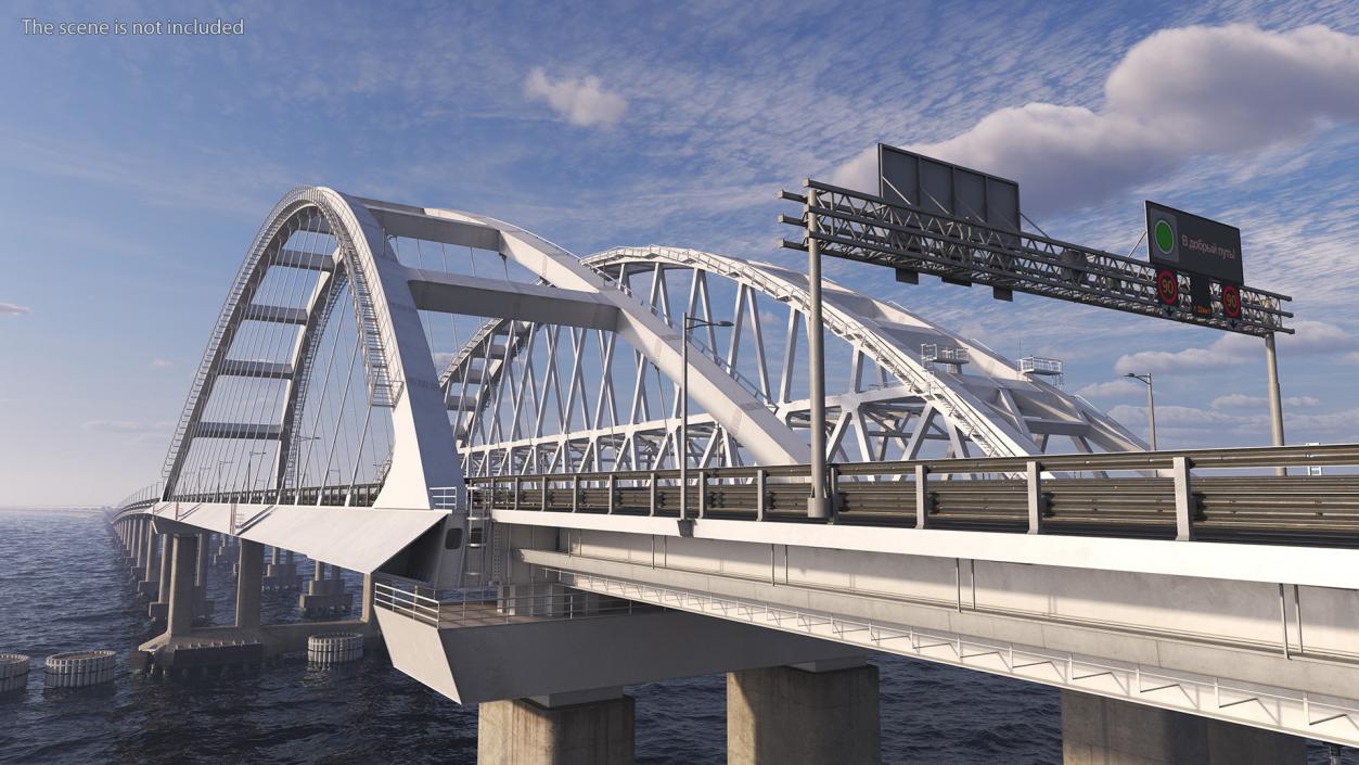 Crimean Bridge 3D model