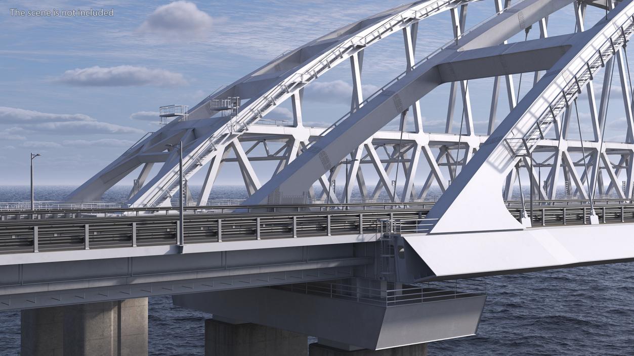 Crimean Bridge 3D model