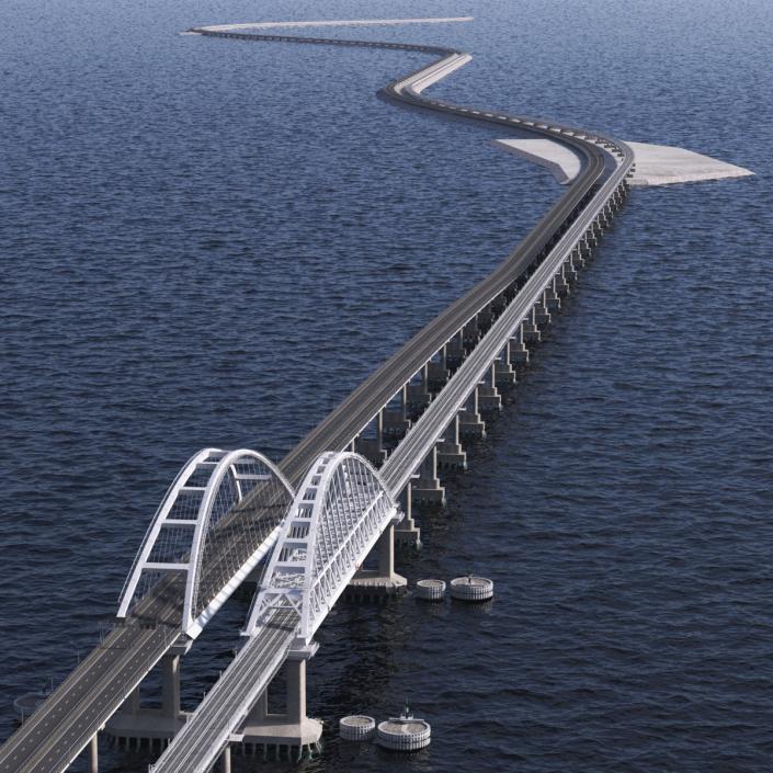 Crimean Bridge 3D model