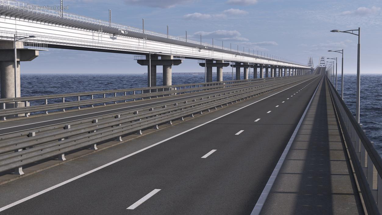 Crimean Bridge 3D model