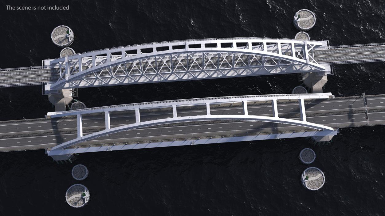 Crimean Bridge 3D model