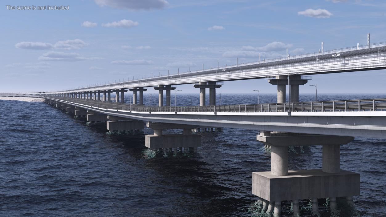 Crimean Bridge 3D model